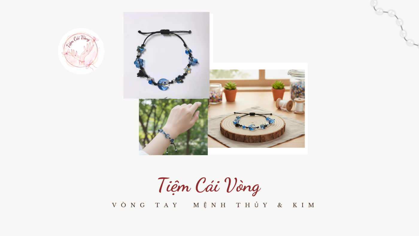 5 lý do vòng tay tối giản sắc xanh được nhiều người yêu thích – Tiệm Cái Vòng